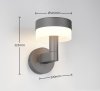 Kinkiet zewnętrzny LED kolor antracyt aluminiowy designerski minimalistyczny klasyczny uniwersalny MACKENZIE IP54 230561142 Trio